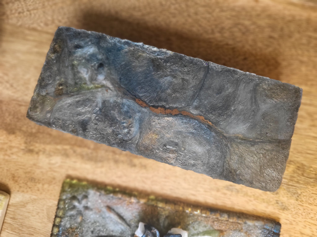 Retro 60s inspired Resin Art Storage Box – Textured Butterfly Design | Handmade Trinket & Keepsake Box